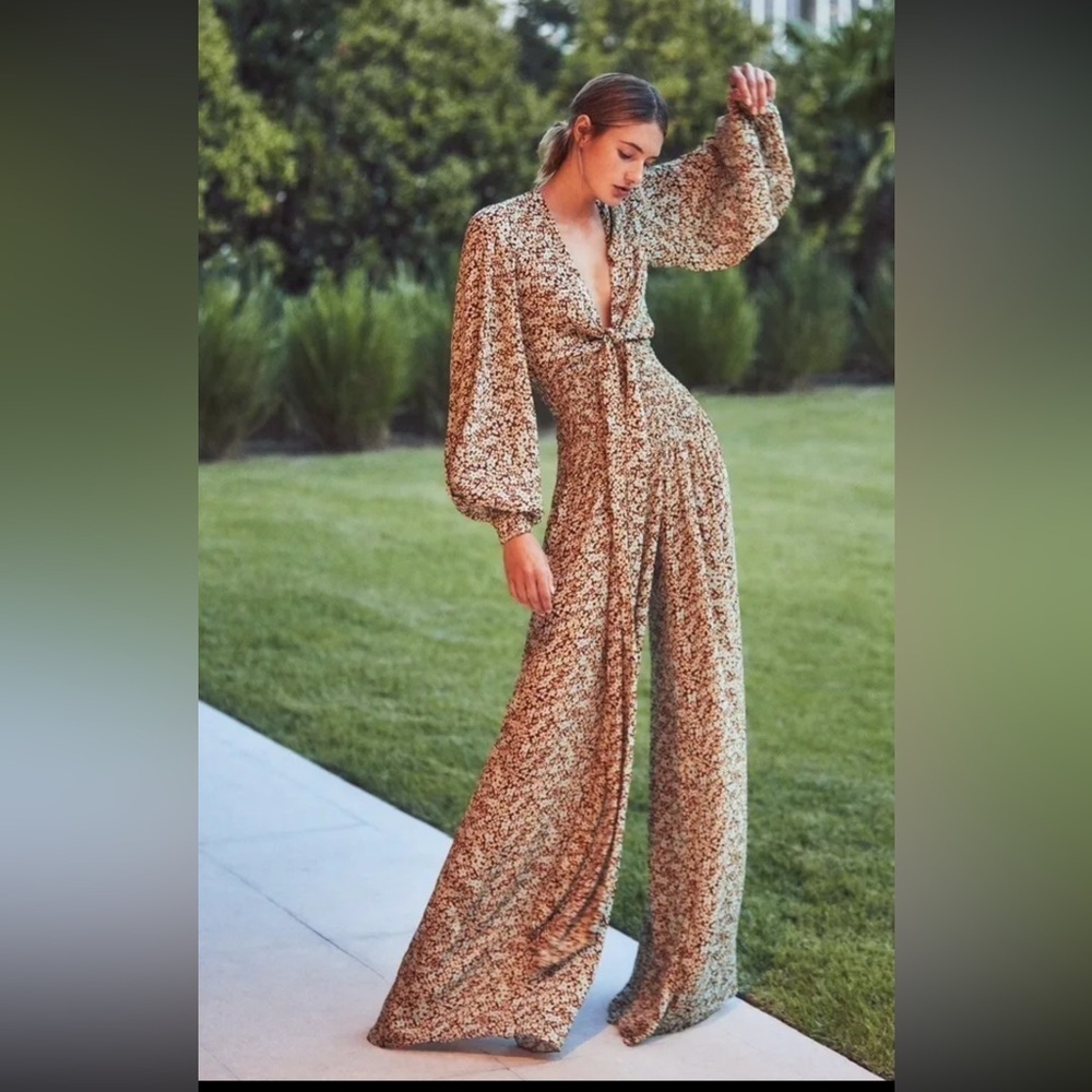 Alexis Esperanza Jumpsuit in Sienna Floral- Size Medium - Picture 1 of 10